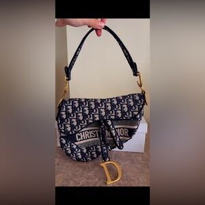 Dior saddle bag with strap